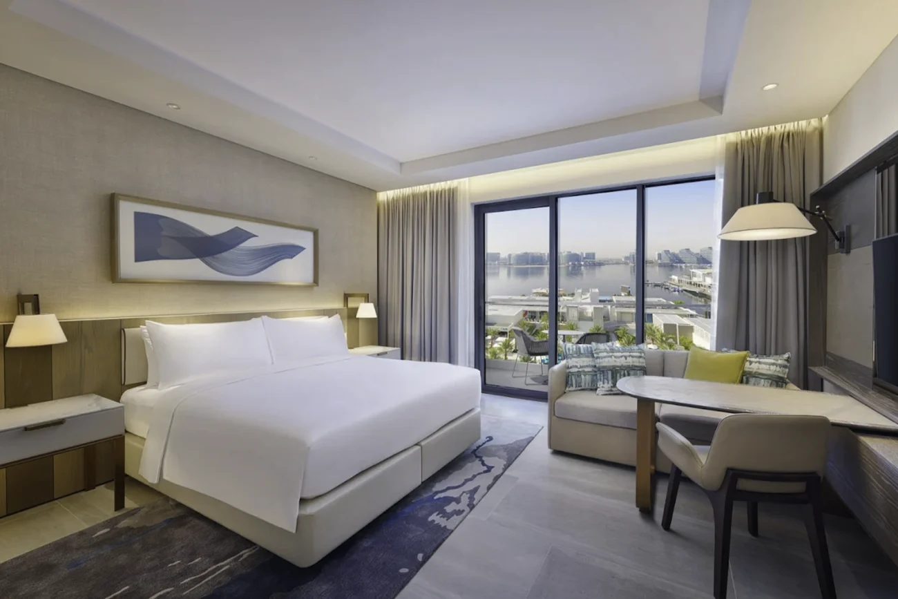 Hilton Abu Dhabi Yas Island  5 Star Hotel Run of house (King/Twin Guest room) Theme Park Access